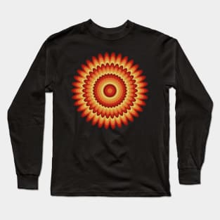 Concentric Flowers Long Sleeve T-Shirt